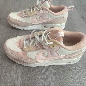 Nike Soft Pink and White Sneakers